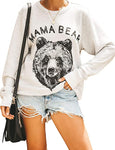 Mama Bear Crewneck Pullover Sweatshirt